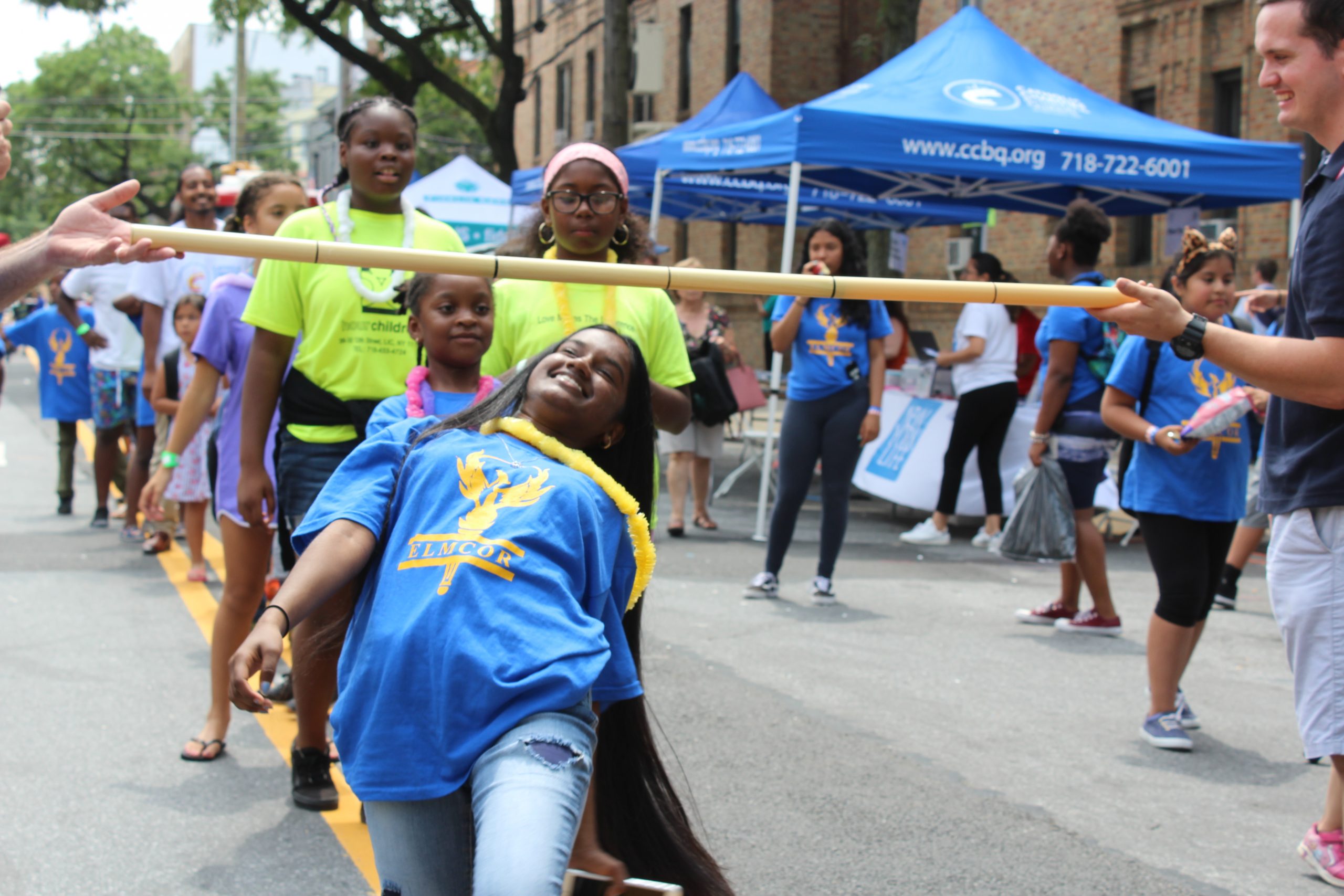 children playing during the kids fun day 2019