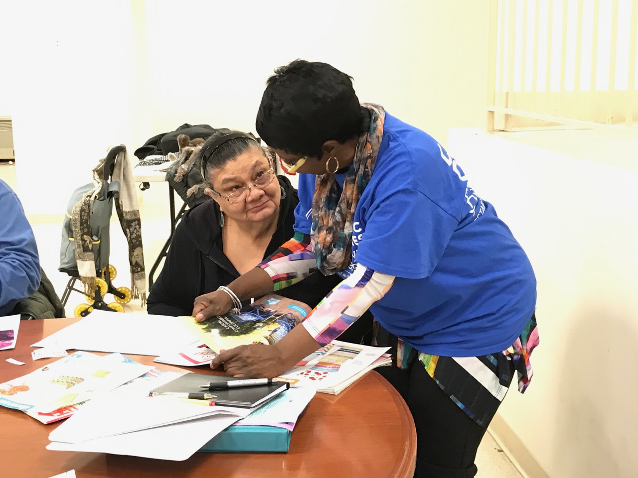 Participants worked diligently to create vision boards that symbolized their goals and passions to a Better Life with G.A.M.A.