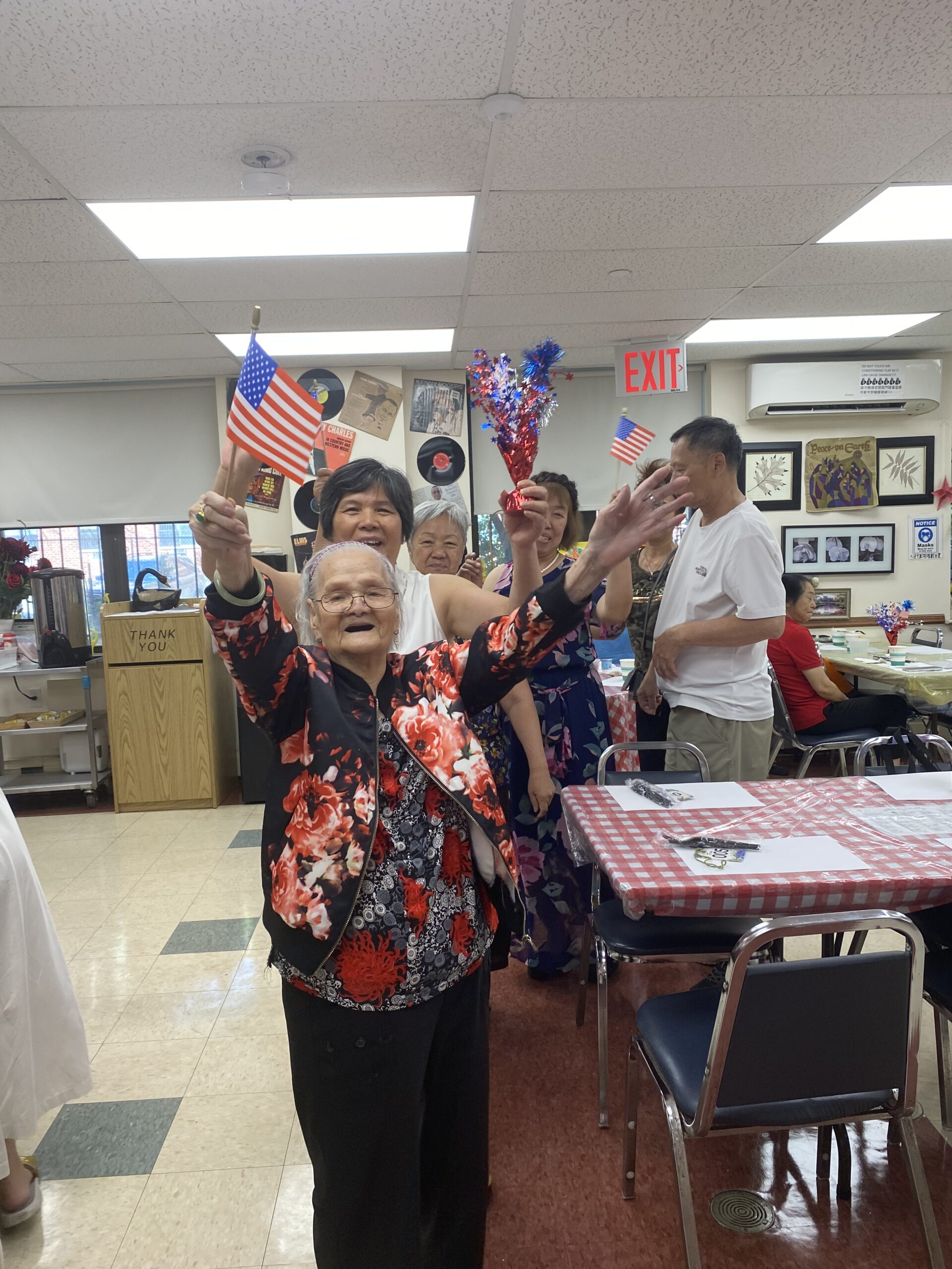 Fourth of July celebration at Narrows older adult center