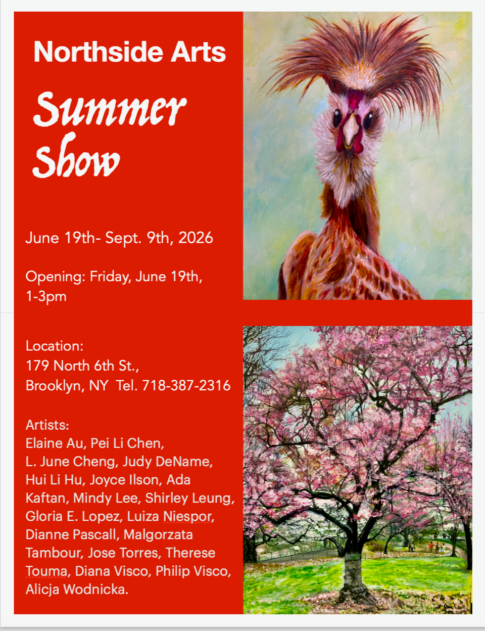 Northside Art Show 2026 flyer