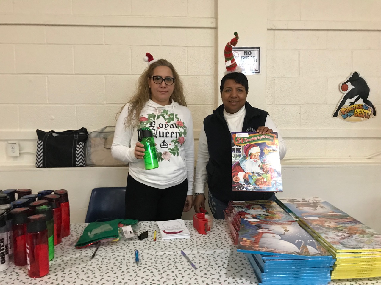 community members making an act of kindness by donating gifts for chritsmas such as Chocolate Christmas Advent Calendars