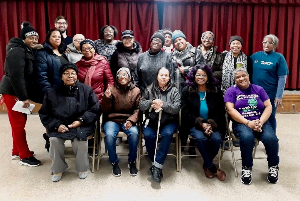 Kincare members gathering for thanksgiving event
