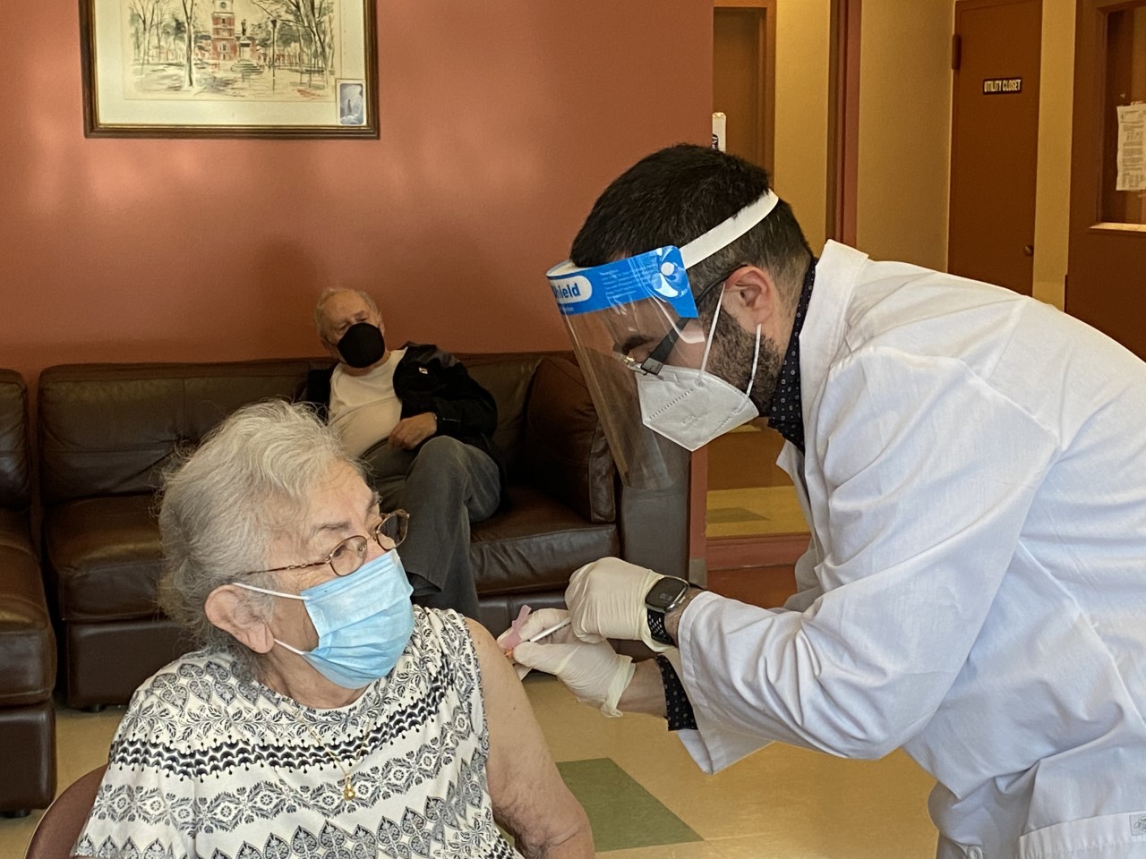 a healthcare professional Administer COVID-19 Vaccine
