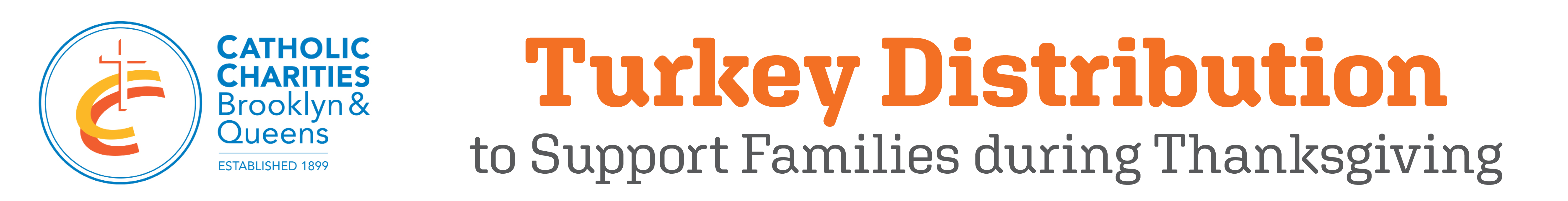 Turkey Distribution Banner to Support Families During Thanksgiving