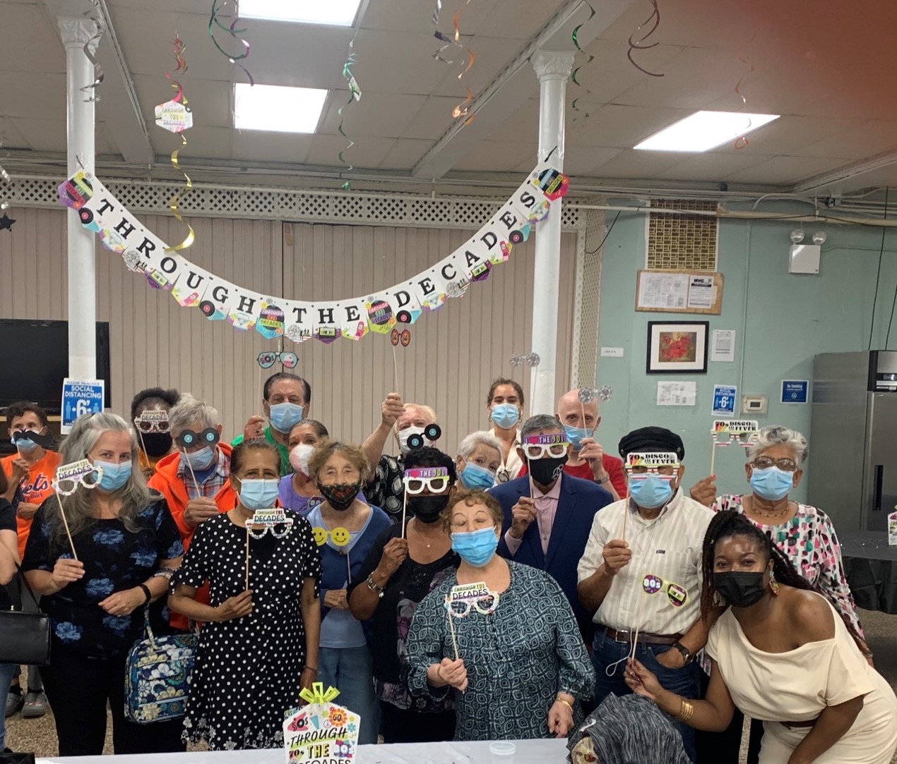 Ozone Park Older Adult Center celebrates Through the Ages party!
