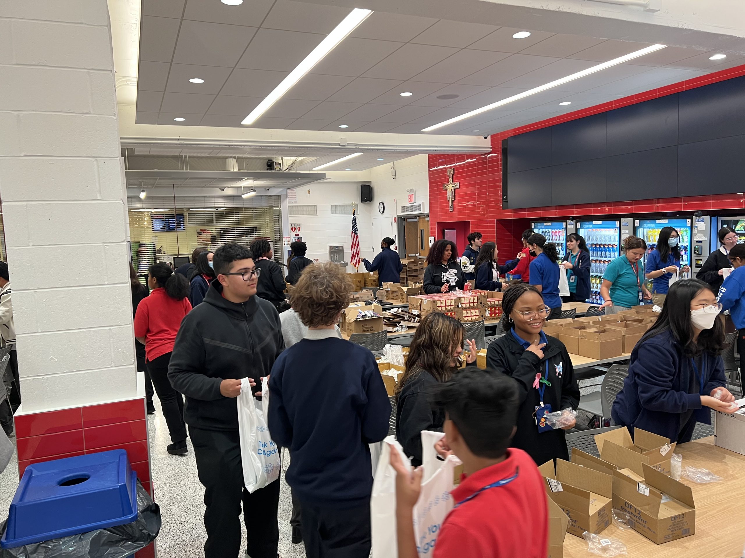 Local Youth Group Donates Items for Asylees in Need