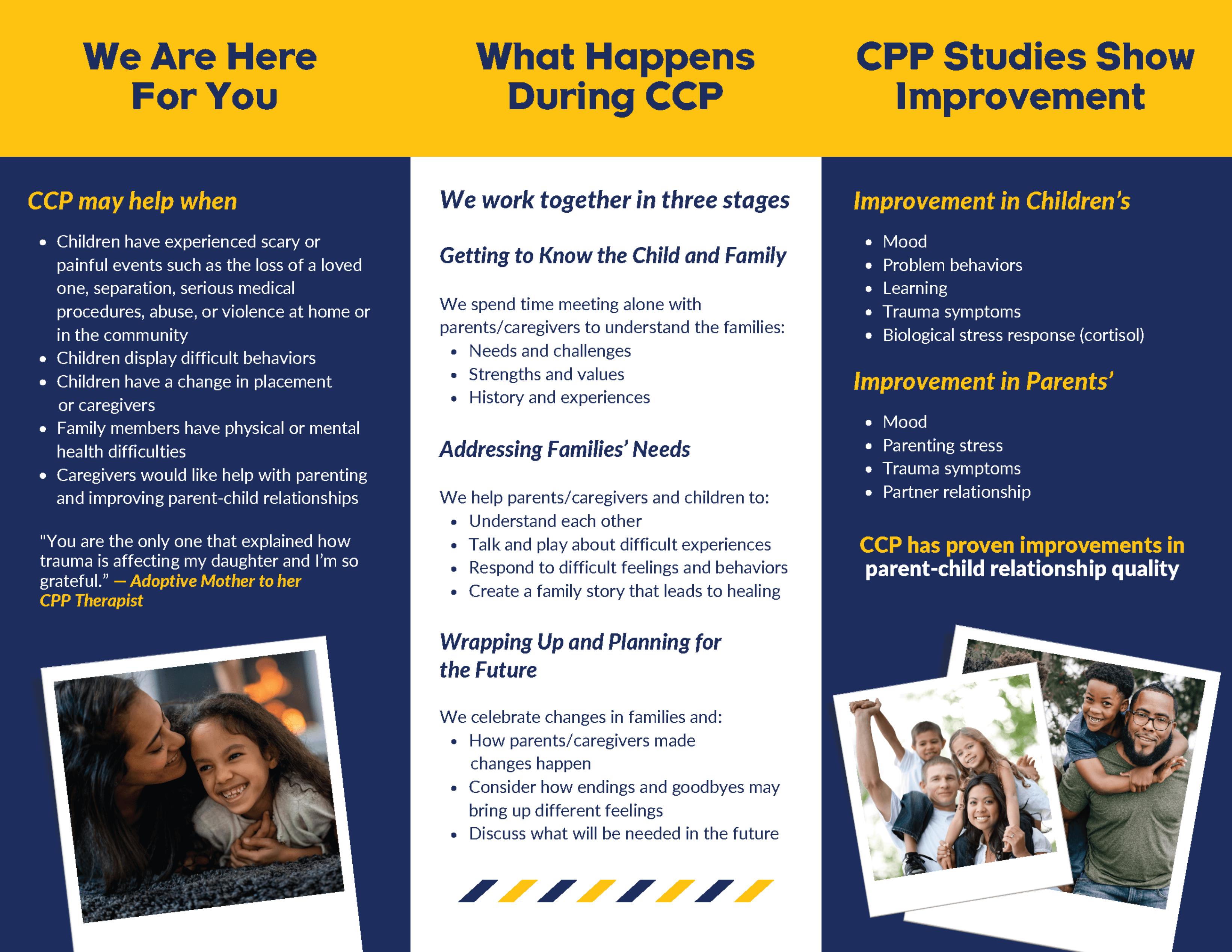 Child Parent Psychotherapy BROCHURE 2@2x Child Parent Psychotherapy BROCHURE 2@2x