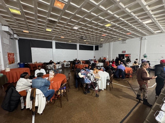 Thanksgiving Dinner held at the ocean bay community center