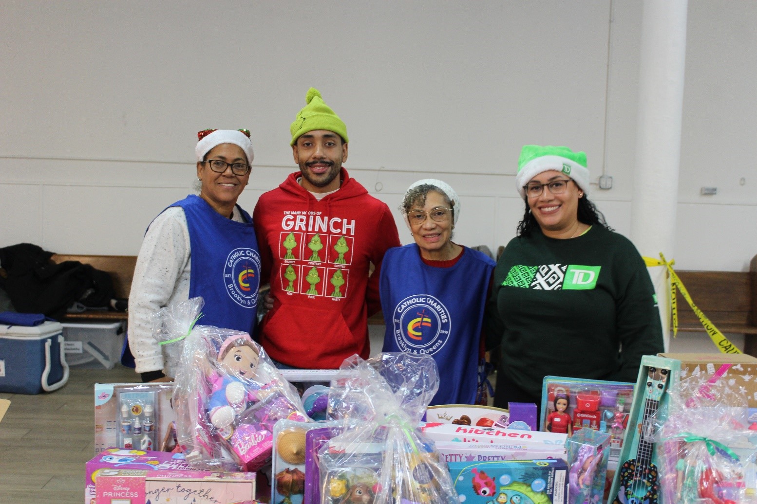 Volunteers from TD Bank lent a helping hand and provided lunch for staff and volunteers on December 12th and helped out again on December 19th.