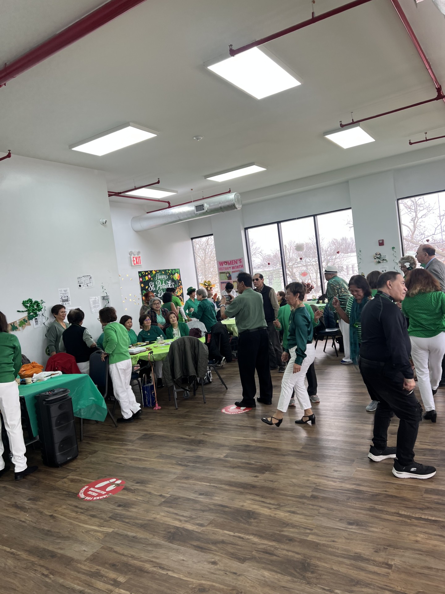 St. Patrick celebration at the hillcrest older adult center