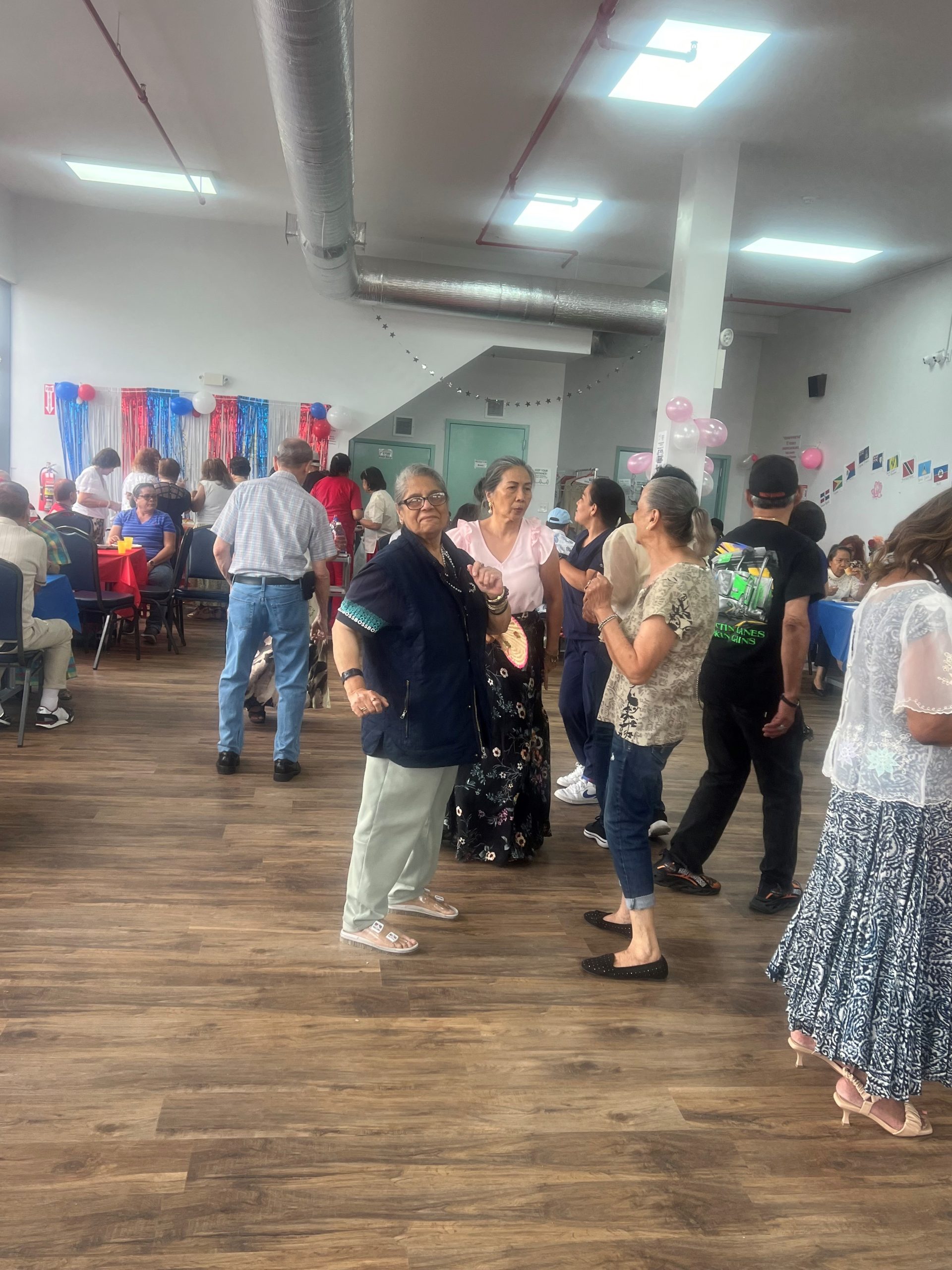Hillcrest Older Adult residents having fun celebrating philippines independence day
