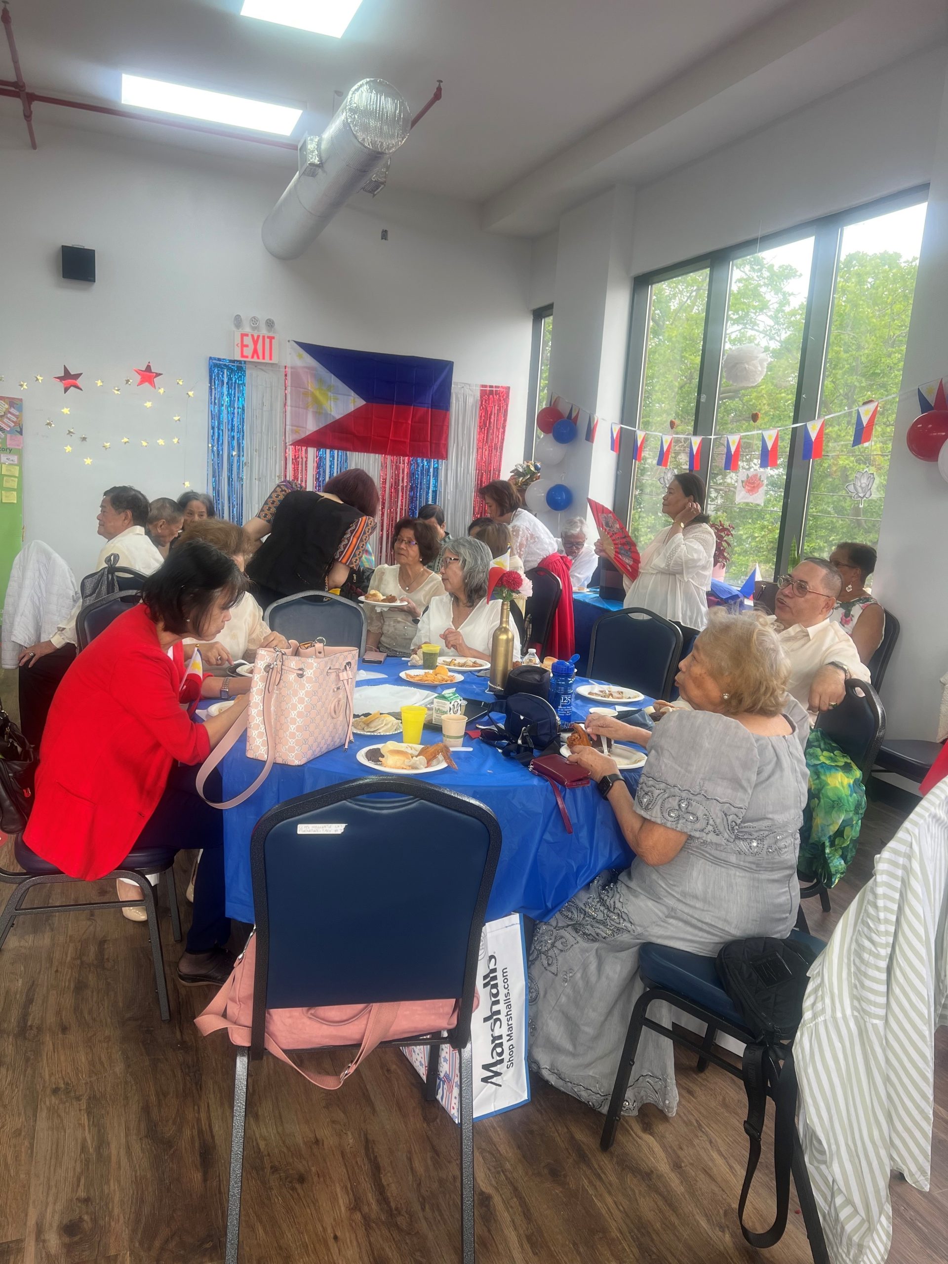 Hillcrest Older Adult residents celebrating philippines independence day