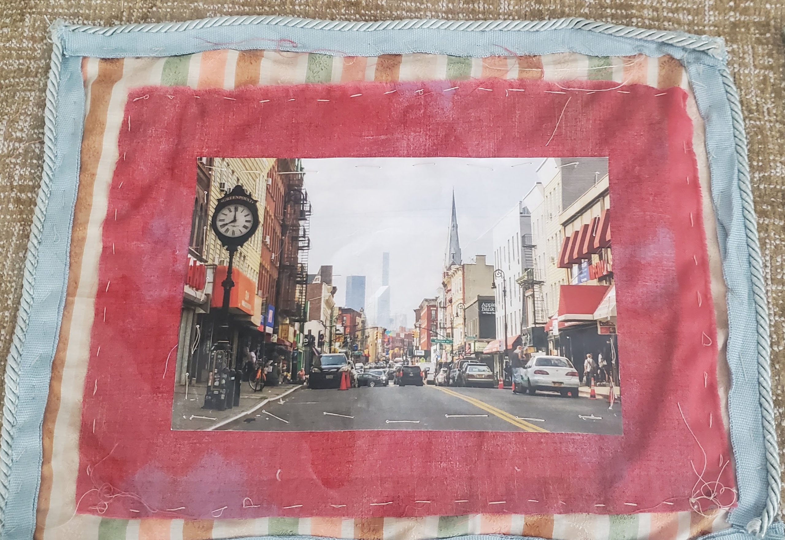 picture of one of the photo quilt created