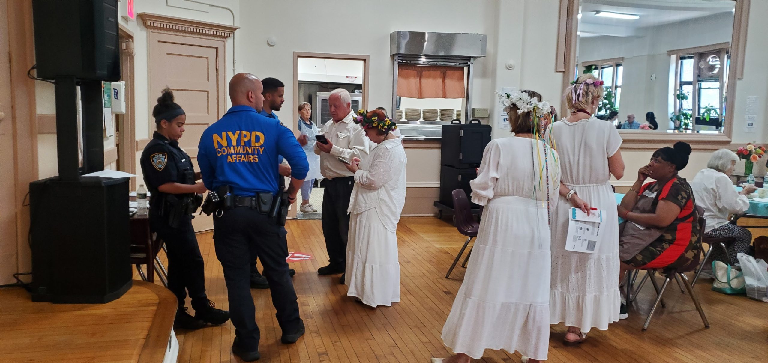 Special guests from the NYPD Crime Prevention Unit (precinct 94) attended and highlighted the importance of community safety and engagement to the senior residents
