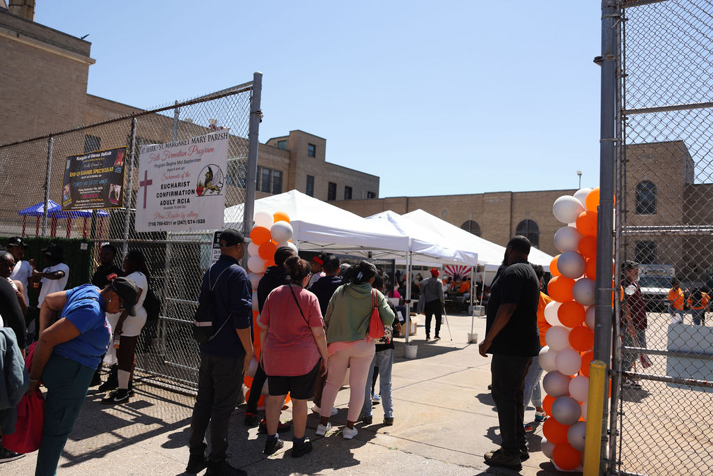 Entrance of the annual health & wellness family fun day 2025