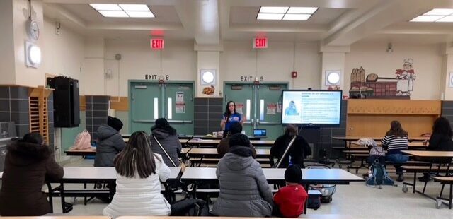 Behavioral Addictions Presentation at a PS92 Q classroom